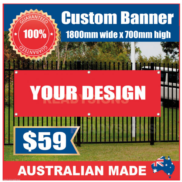 Banner 1800mm x 700mm