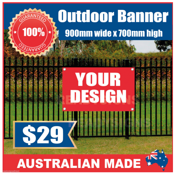 Banner 900mm x 700mm