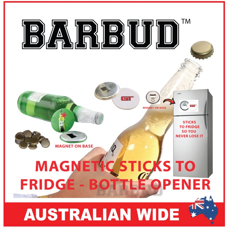 Mad Max Yellow XB Interceptor BARBUD Magnetic Bottle Opener 