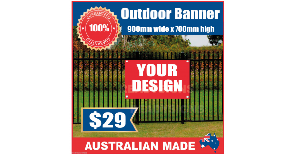 Banner 900mm x700mm